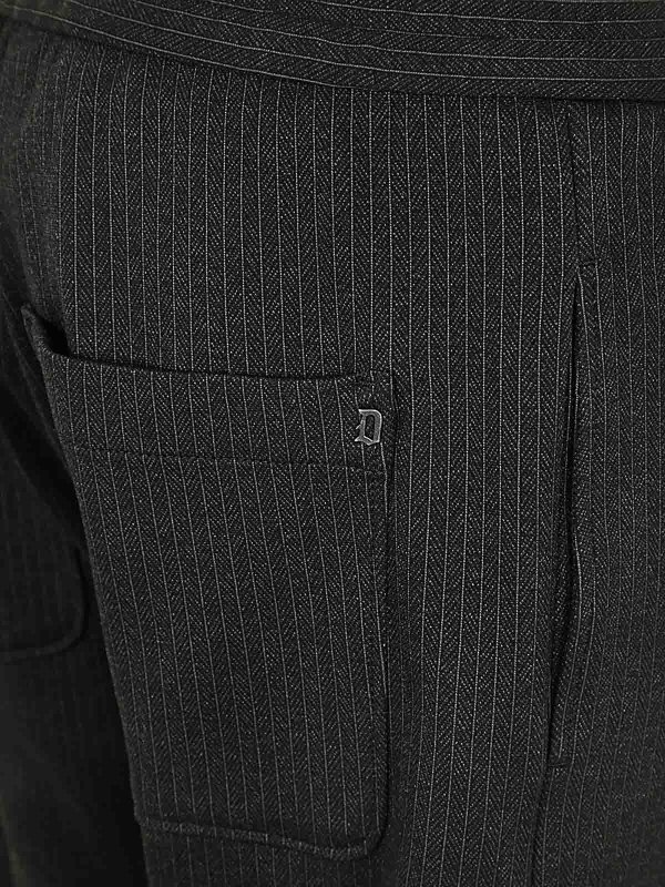 The Best Shops DONDUP: カジュアルトラウザー - カジュアルパンツ - 黒