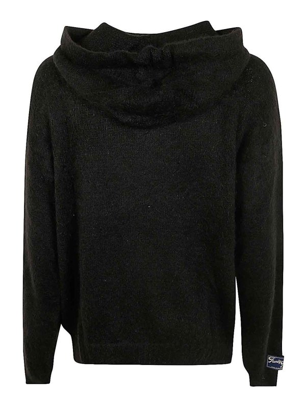 FAMILY FIRST MILANO: Felpe e maglie online - Maglione con cappuccio monogramma