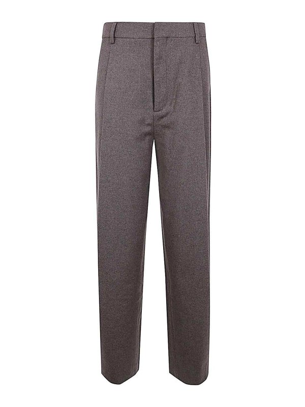 FILIPPA K: pantaloni casual - Pantaloni larghi in flanella con pieghe