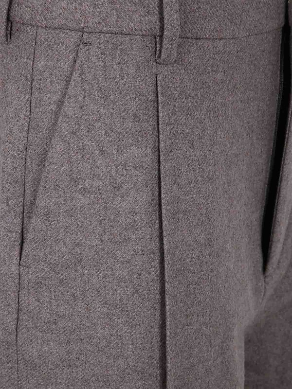 The Best Shops FILIPPA K: pantaloni casual - Pantaloni larghi in flanella con pieghe