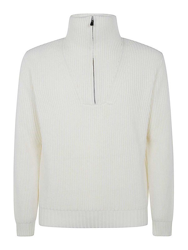 FILIPPO DE LAURENTIIS: crew necks - Long Sleeves Half Zip