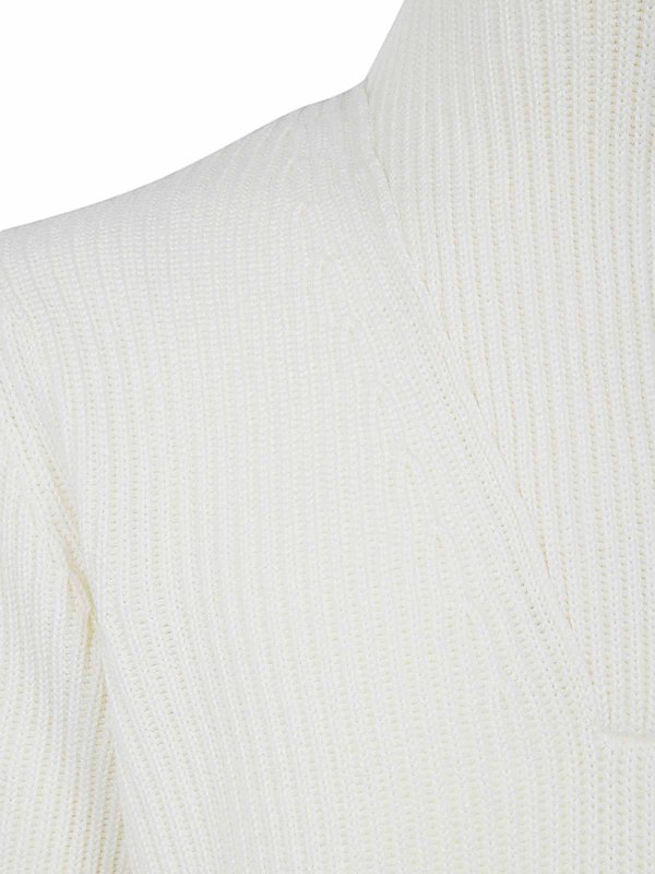 The Best Shops FILIPPO DE LAURENTIIS: crew necks - Long Sleeves Half Zip