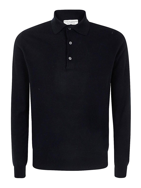 FILIPPO DE LAURENTIIS: maglia a collo alto e polo - Collo alto in lana cashmere a maniche lunghe