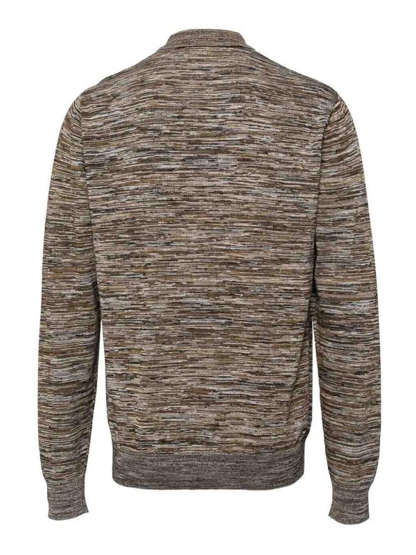 FRED PERRY: shirts online - Space Dye Knitted Long Sleeves Shirt