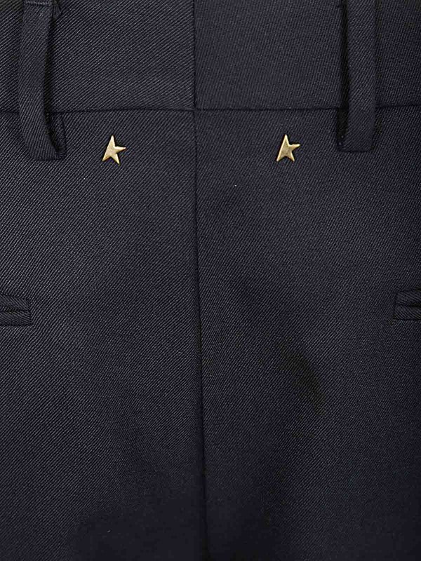 The Best Shops GOLDEN GOOSE: カジュアルトラウザー - カジュアルパンツ - ブルー