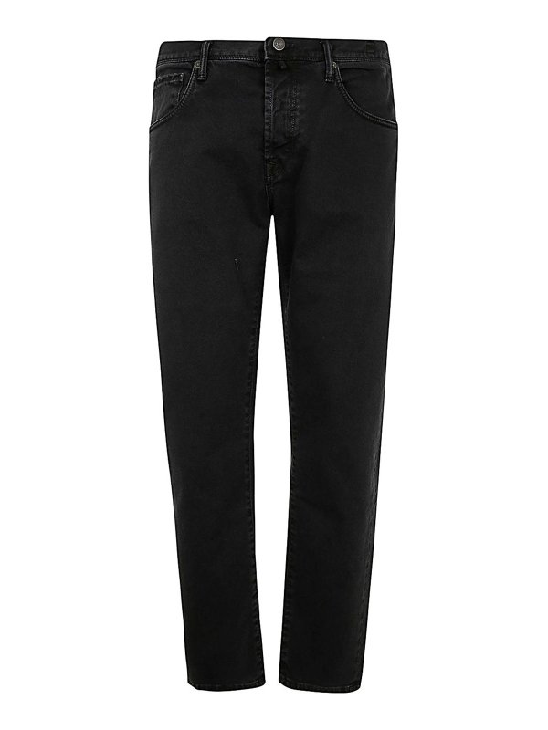 INCOTEX BLUE DIVISION: Straight Leg Jeans - Straight Leg Jeans - Schwarz