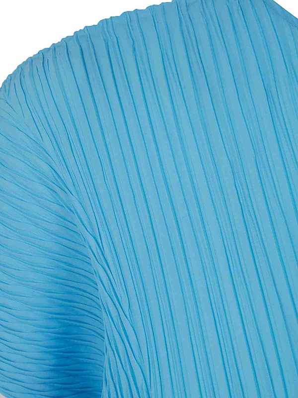 The Best Shops PLEATS PLEASE ISSEY MIYAKE: ニーレングスドレス - 膝丈ドレス - ブルー