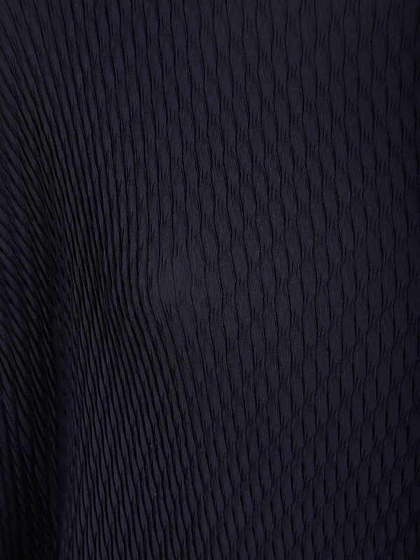 The Best Shops PLEATS PLEASE ISSEY MIYAKE: Robe longueur genou - Robe Au Genou - Bleu