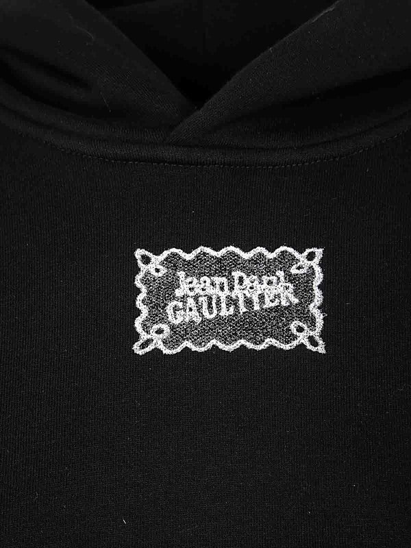 The Best Shops JEAN PAUL GAULTIER: Sweatshirts & Sweaters - Cotton Oversized Hoodie With  Transfer
