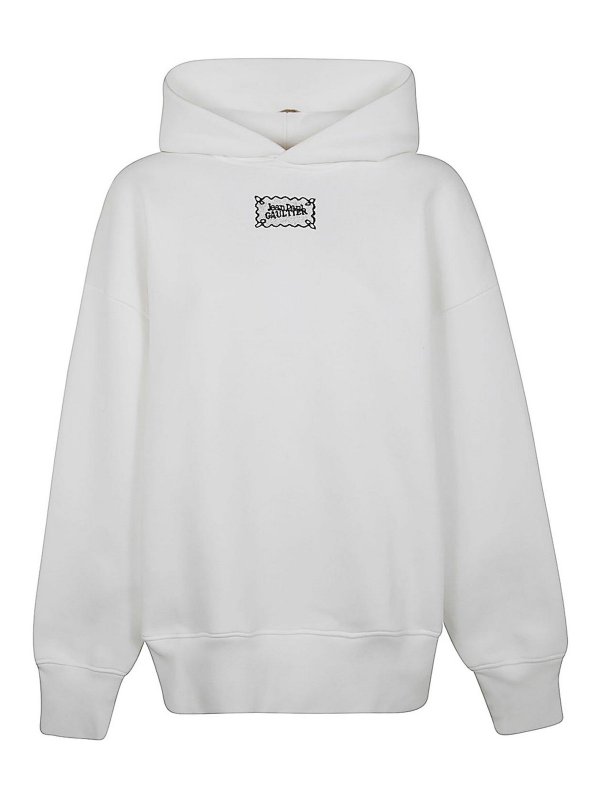 JEAN PAUL GAULTIER: Sweatshirts und Pullover - Sweatshirt - Weiß