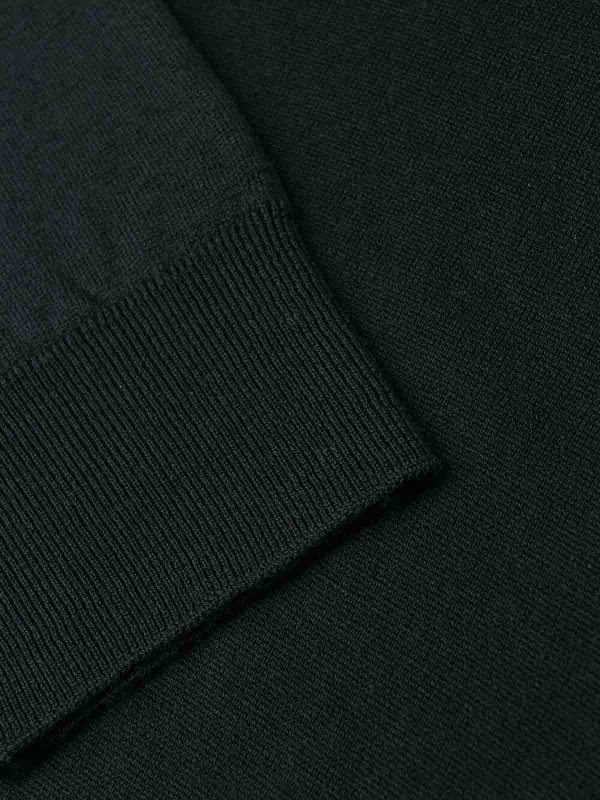 The Best Shops JOHN SMEDLEY: Suéteres con cuello pico - Suéter Cuello Redondo - Negro