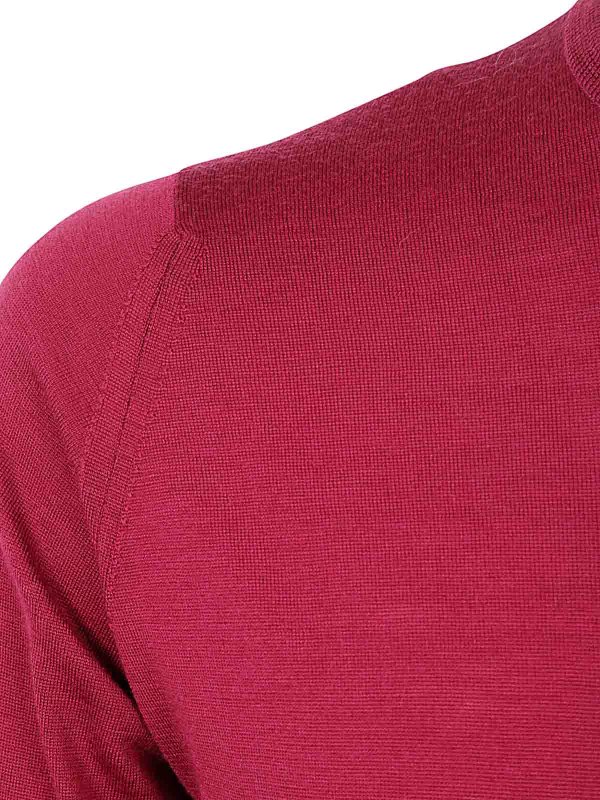 The Best Shops JOHN SMEDLEY: クルーネック - クルーネック - 赤