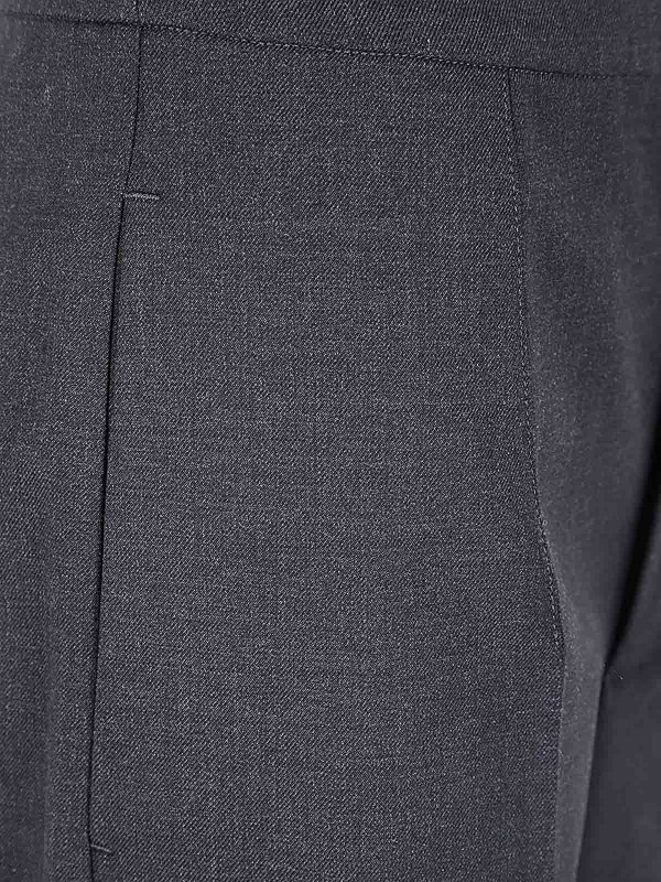 The Best Shops LOULOU STUDIO: Pantalons casual - Pantalons Décontractés - Gris