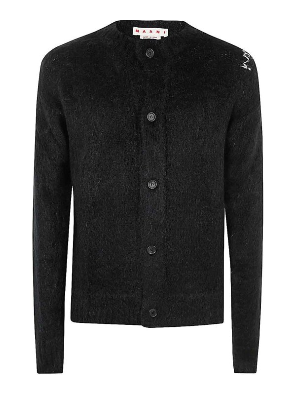 Marni: Cardigans - Cardigan - Noir