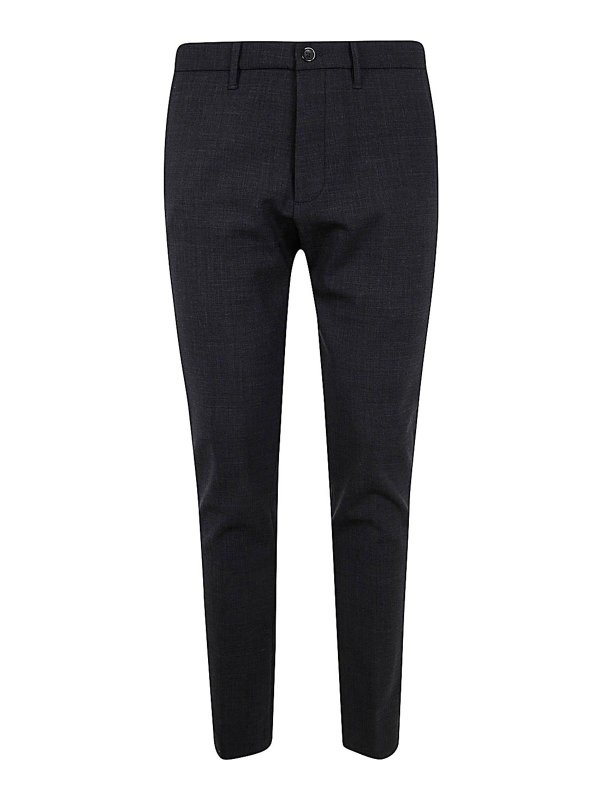 NINE IN THE MORNING: casual trousers - Easy Chino Slim Man Trousers