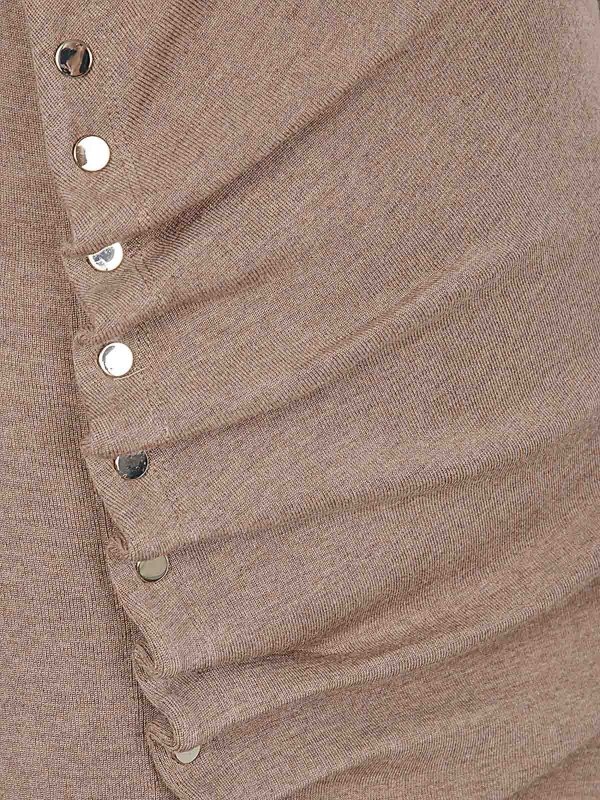 The Best Shops RABANNE: ニーレングスドレス - ショートドレス - ヌードカラー