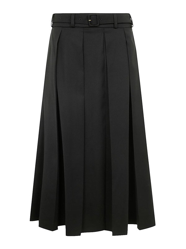 PATOU: Knee length skirts & Midi - Signature Pleated Midi Skirt
