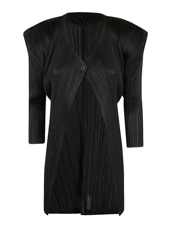 PLEATS PLEASE ISSEY MIYAKE: cardigans - Monthly Colors  July Cardigan