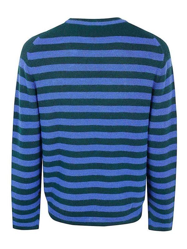 PS BY PAUL SMITH: Strickpullover mit Rundhalsausschnitt online - Rundhalspullover - Blau