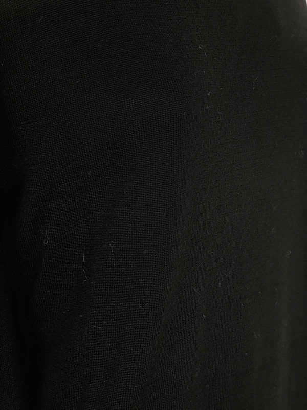 The Best Shops RICK OWENS: Suéteres con cuello pico - Suéter Cuello Redondo - Negro