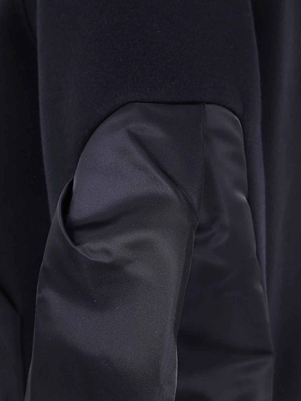 The Best Shops Sacai: Felpe e maglie - Felpa con cappuccio in felpa di nylon