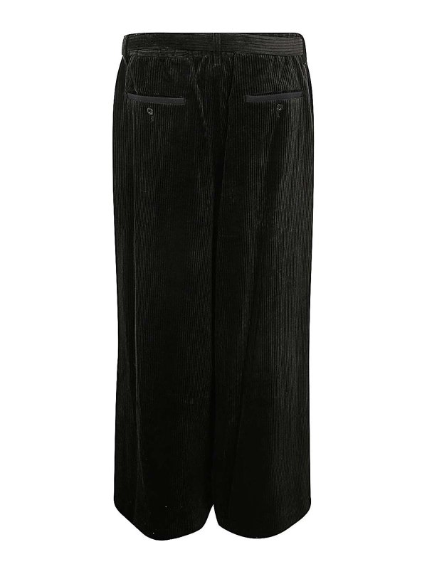 Sacai: pantaloni casual online - Pantaloni di velluto a coste