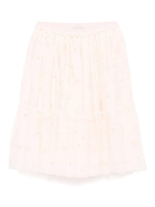 Stella McCartney Kids: Jupes midi et au genou - Jupe Midi - Rose