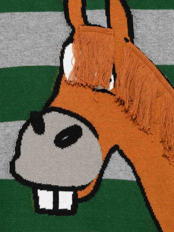 The Best Shops Stella McCartney Kids: Suéteres con cuello pico - Suéter Cuello Redondo - Multicolor