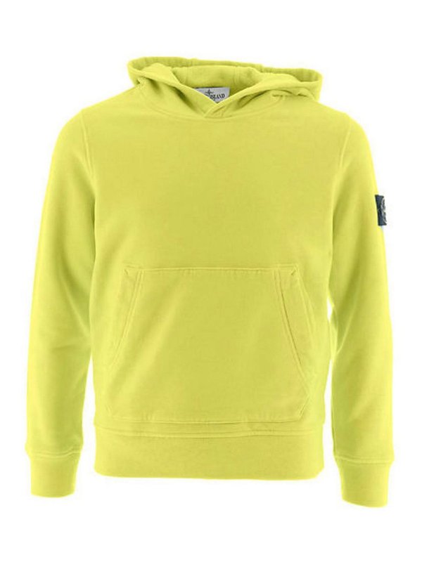 Stone Island Junior: Sweatshirts & Pulls - Sweat-Shirts - Orange