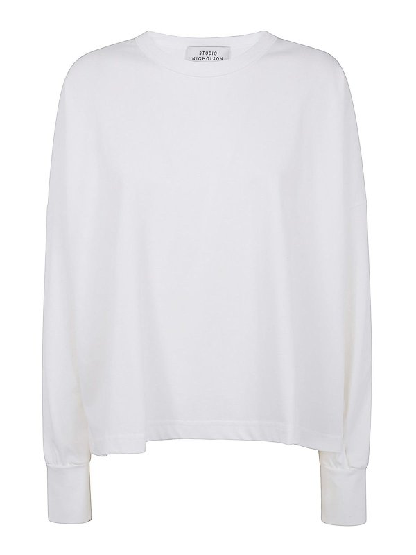 STUDIO NICHOLSON: T-shirts - T-Shirt - Weiß