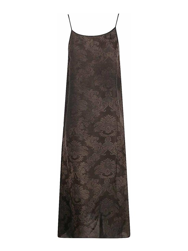 UMA WANG: ニーレングスドレス - 膝丈ドレス - ブラウン