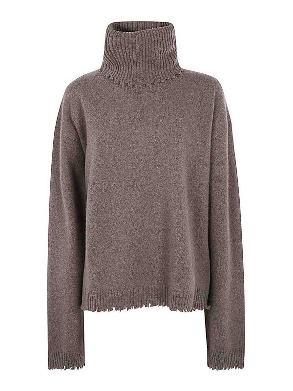 UMA WANG: Tops und Tank Tops - Top - Braun