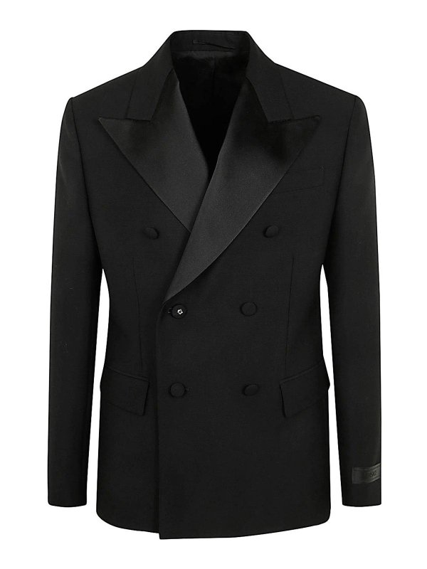 VERSACE: Maßgeschneiderte und Dinner-Jacken - Abendjacke - Schwarz