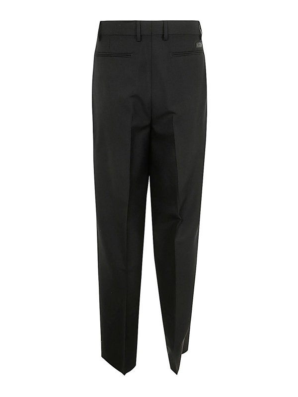 VERSACE: Pantalons casual online - Pantalons Décontractés - Noir