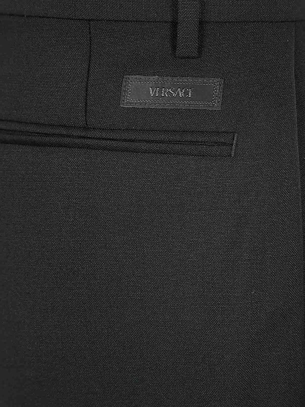 The Best Shops VERSACE: Pantalons casual - Pantalons Décontractés - Noir