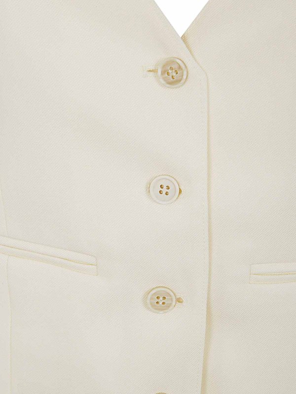 The Best Shops WARDROBE.NYC: Chalecos  - Chaleco - Blanco