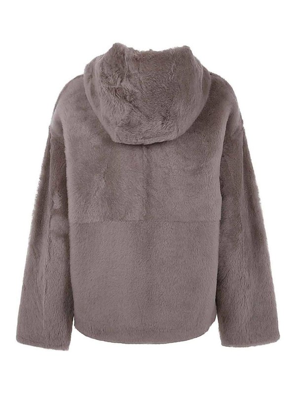 YVES SALOMON: casual jackets online - 61Cm Agneau Lacon Jacket