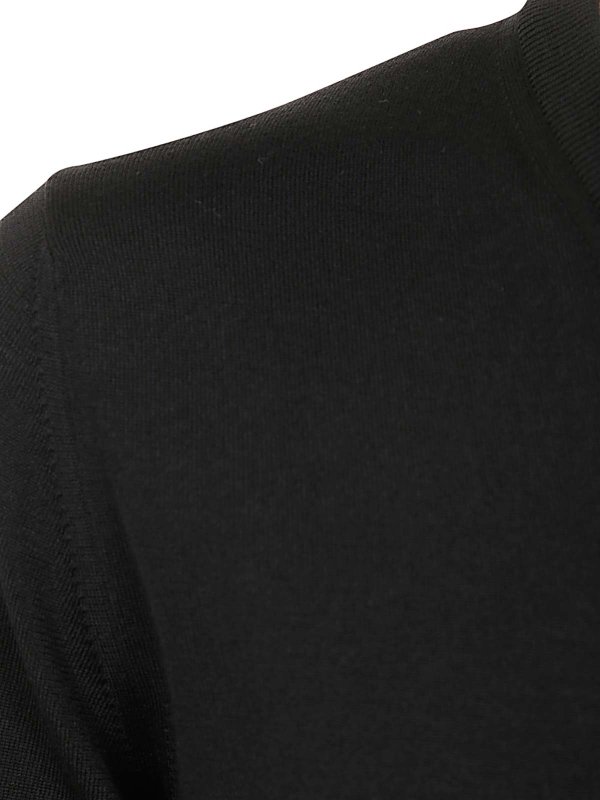 The Best Shops ZANONE: Col en V - Pull À Col V - Noir