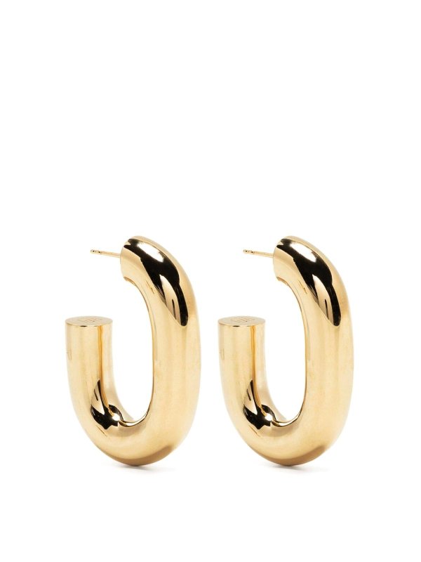 RABANNE: Earrings - Xl Link Hoops