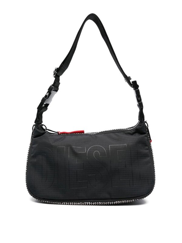 DIESEL: Bolsos de hombro - Bolsa De Hombro - Negro