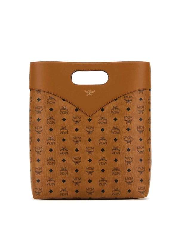 MCM: トートバッグ - トートバッグ - ブラウン