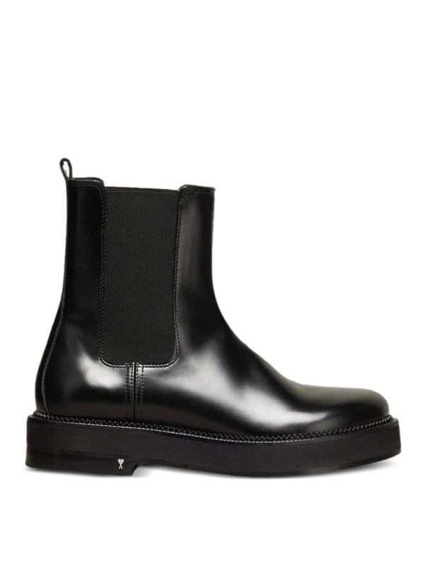 AMI PARIS: ブーティー - アンクルブーツ - 黒