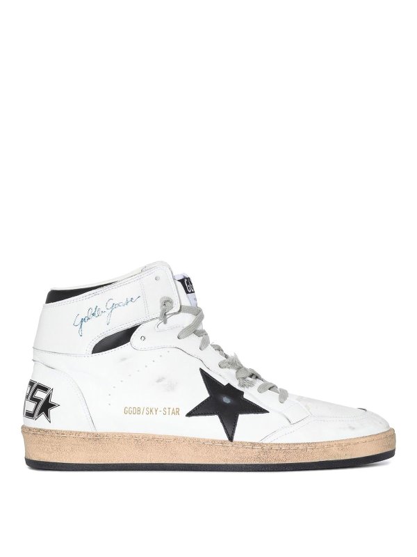 GOLDEN GOOSE: Chaussures de sport - Baskets - Blanc