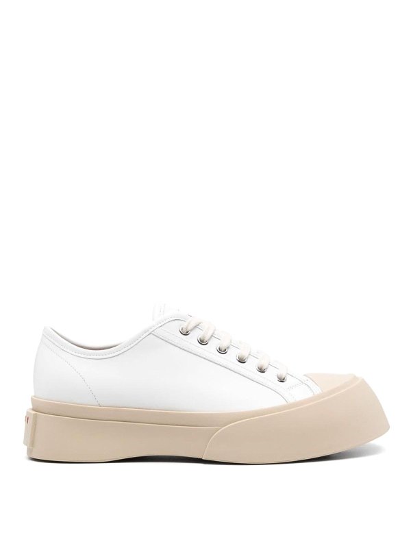 Marni: Chaussures de sport - Baskets - Blanc