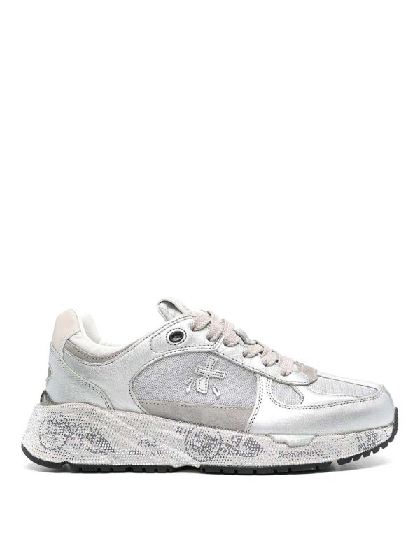 PREMIATA: Chaussures de sport - Baskets - Gris