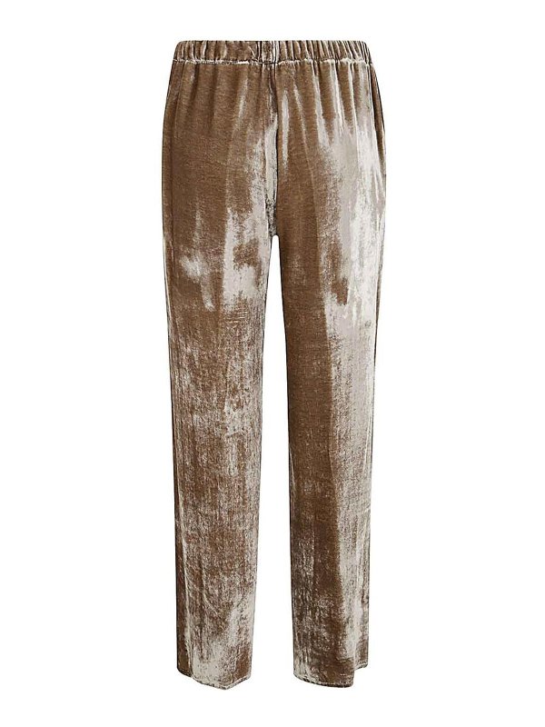 ANTONELLI FIRENZE: casual trousers online - Wide Leg Elastic Waist Trousers