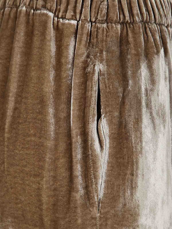 The Best Shops ANTONELLI FIRENZE: casual trousers - Wide Leg Elastic Waist Trousers