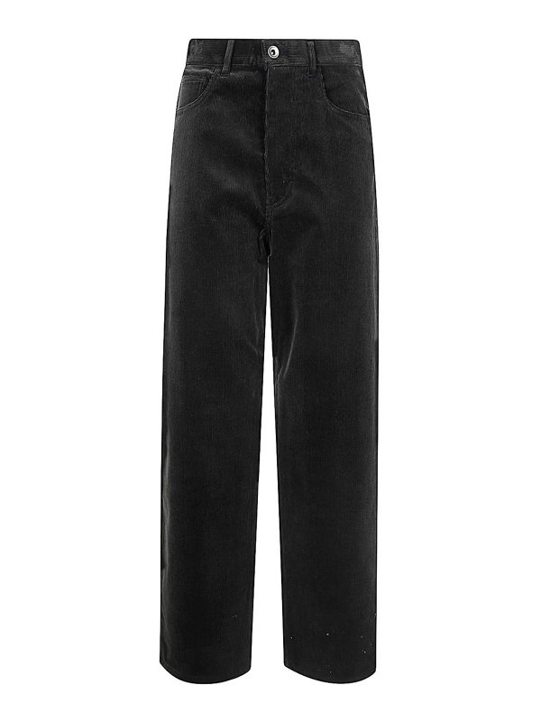 AURALEE: casual trousers - Finx Corduroy Pants