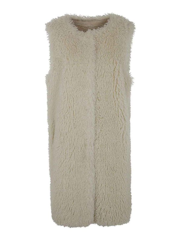 BETTA CORRADI: ロングコート - ロングコート - 白