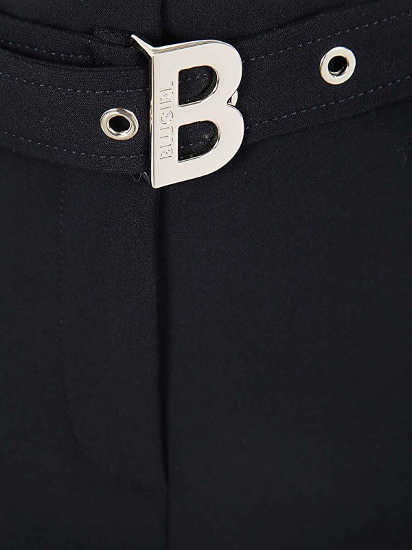 The Best Shops BLUGIRL: casual trousers - Cady Stretch Wool Cargo Trousers